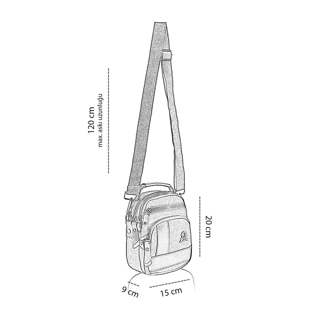 Devina Erkek Kanvas El Çantası ve Askılı Çapraz Çanta