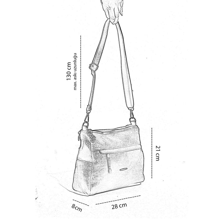 Estute Kadın Omuz Çantası ve Ayarlanabilir Askılı Çapraz Çanta