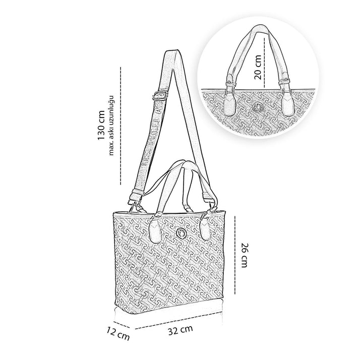 U.S. Polo Assn. İzadore Kadın Omuz Çantası ve Çapraz Çanta US23520