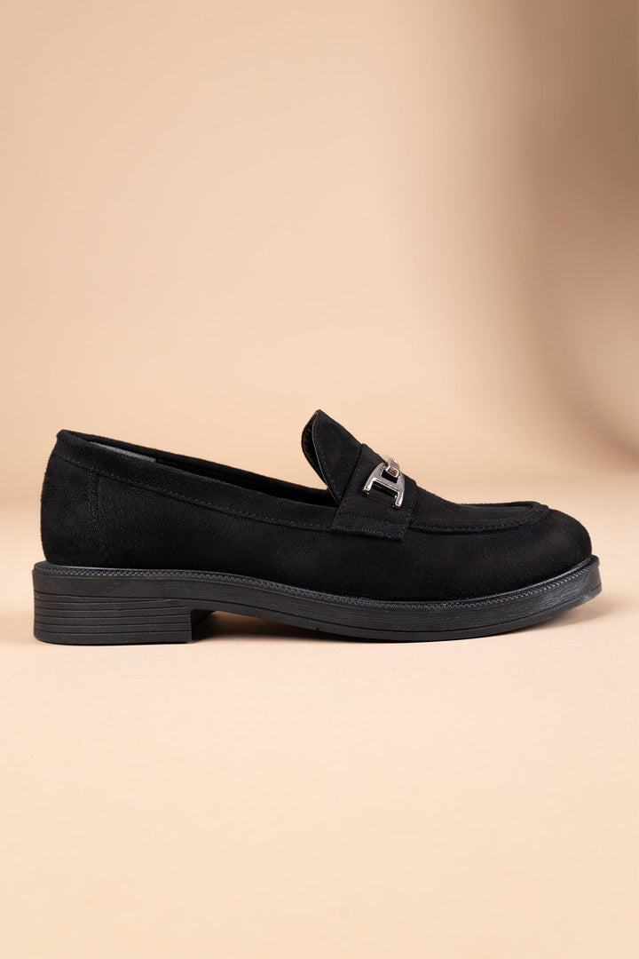 Pierre Cardin Akpan Kadın Siyah Süet Loafer PC-54169