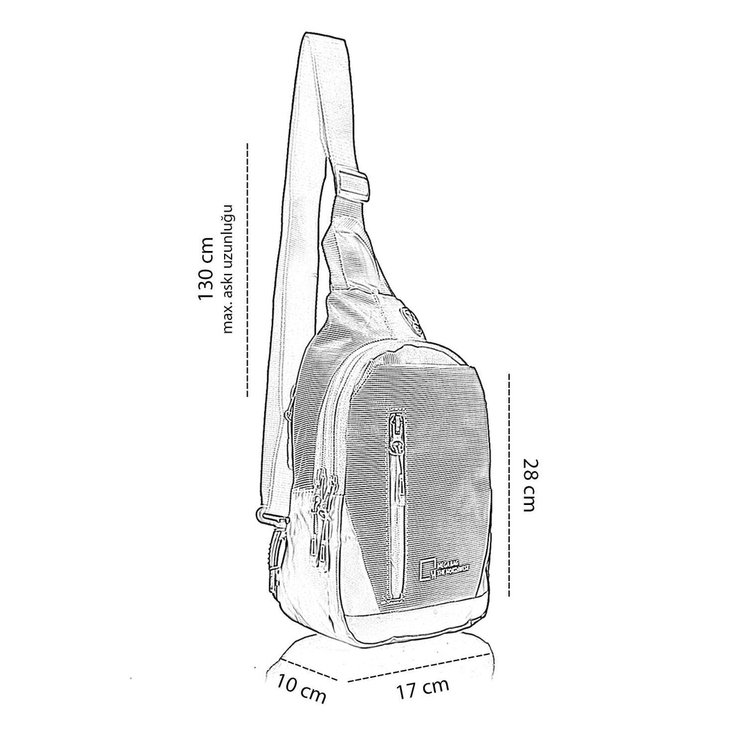 Pover Erkek Body Bag Sırt ve Göğüs Çantası
