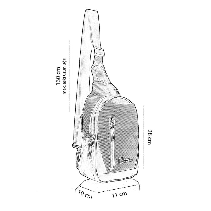 Pover Erkek Body Bag Sırt ve Göğüs Çantası