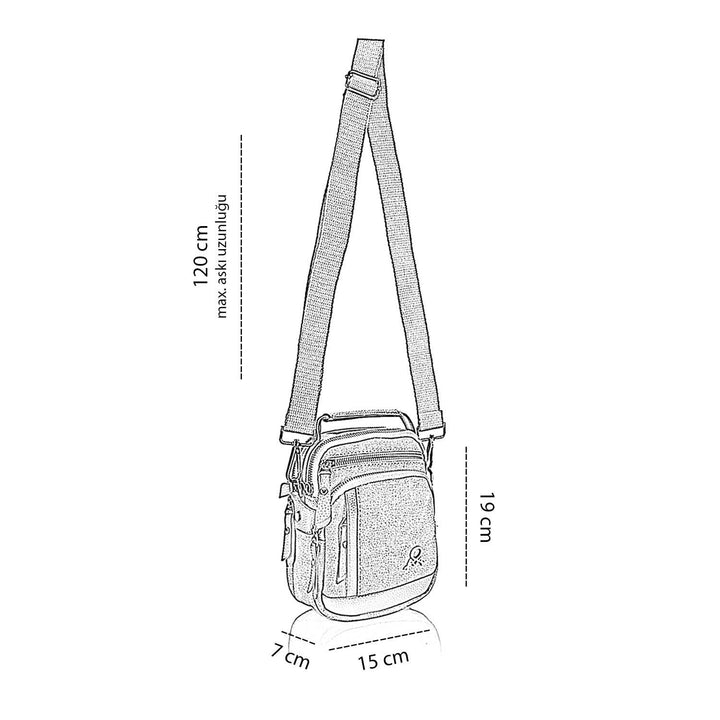 Suzi Erkek Kanvas El Çantası ve Askılı Çapraz Çanta