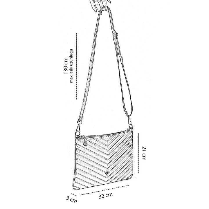 Vinko Kadın Portföy ve Ayarlanabilir Askılı Çapraz Çanta