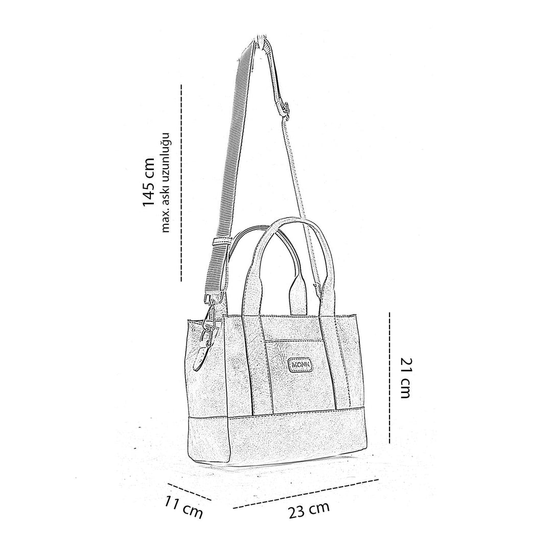 Vojo Kadın El Çantası ve Ayarlanabilir Askılı Çapraz Çantası