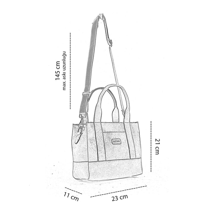 Vojo Kadın El Çantası ve Ayarlanabilir Askılı Çapraz Çantası